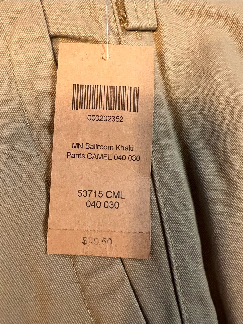 *NEW* Two pair men’s Duluth Trading Co Work Pants - Olive Green and Khaki - Picture 7 of 8